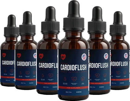 Six CardioFlush bottles
